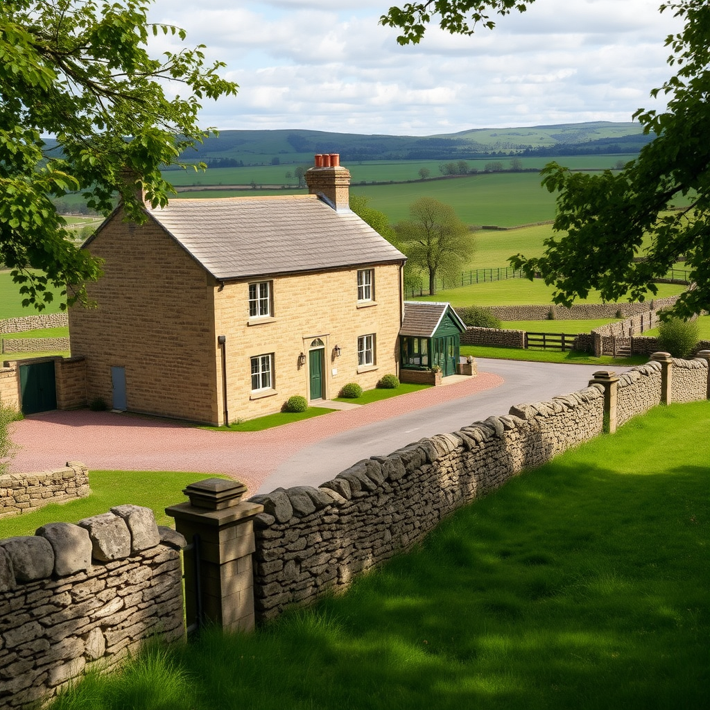 Stone-walled country home with four bedrooms on market for £875,000